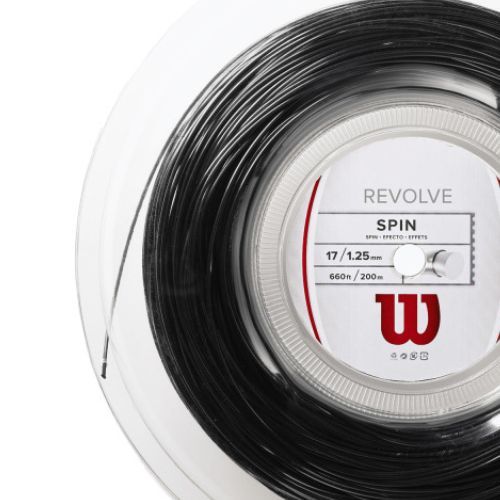 Naciąg tenisowy Wilson Revolve 17 200 m black