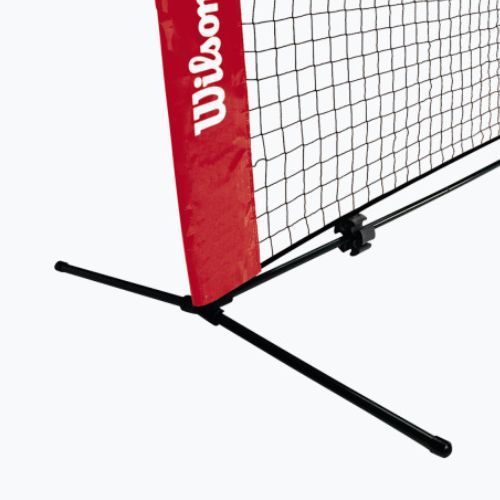 Siatka do tenisa ziemnego/badmintona Wilson Starter Ez Tennis Net 3.2 m black/red