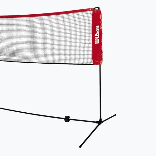 Siatka do tenisa ziemnego/badmintona Wilson Starter Ez Tennis Net 3.2 m black/red