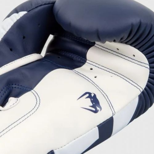 Rękawice bokserskie Venum Elite white/navy blue