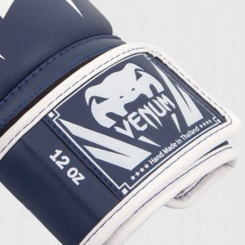 Rękawice bokserskie Venum Elite white/navy blue