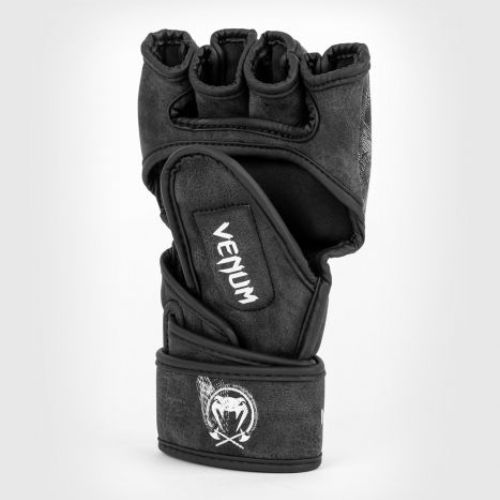 Rękawice grapplingowe męskie Venum GLDTR 4.0 czarno-białe VENUM-04166