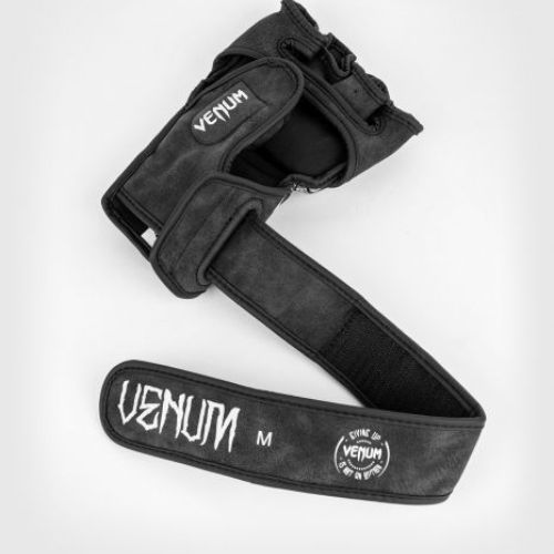 Rękawice grapplingowe męskie Venum GLDTR 4.0 czarno-białe VENUM-04166