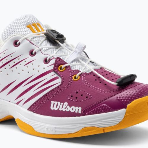 Buty do tenisa dziecięce Wilson Kaos 2.0 Jr baton rouge/white/saffron