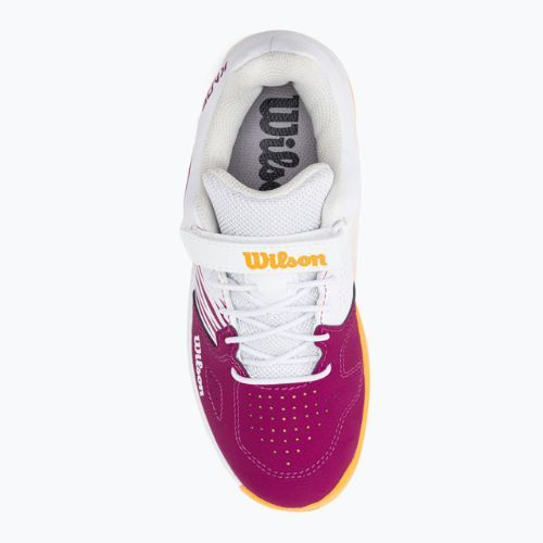 Buty do tenisa dziecięce Wilson Kaos K 2.0 Jr baton rouge/white/saffron