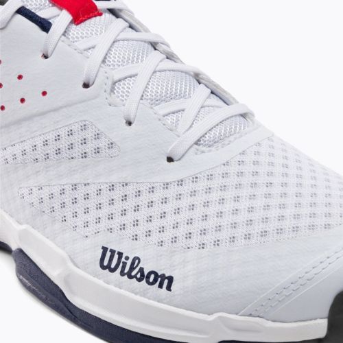 Buty do tenisa męskie Wilson Kaos Stroke 2.0 white/peacoat/wilson red