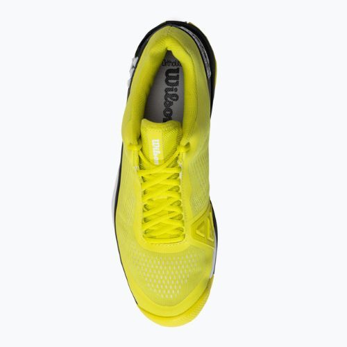 Buty do tenisa męskie Wilson Rush Pro 4.0 sulphur spring/black/white