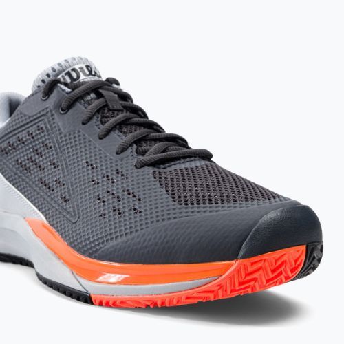 Buty do tenisa męskie Wilson Rush Pro Ace ebony/quarry/shocking orange