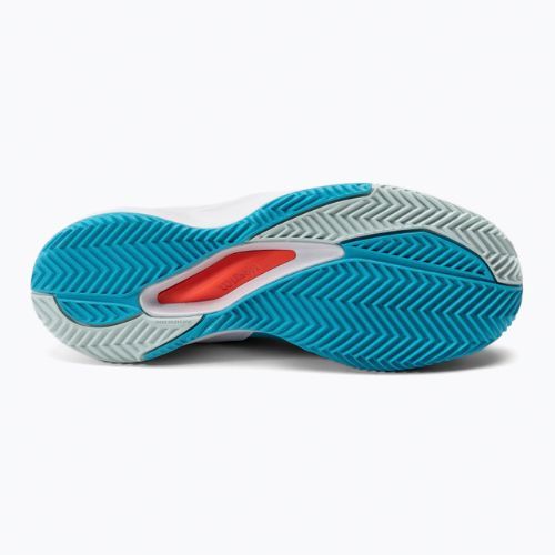 Buty do tenisa damskie Wilson Rush Pro Ace Clay W scuba blue/white/fiery coral tn