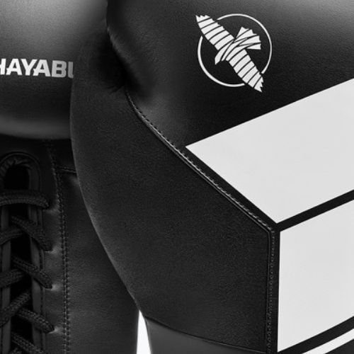 Rękawice bokserskie Hayabusa S4 Lace Up black/white