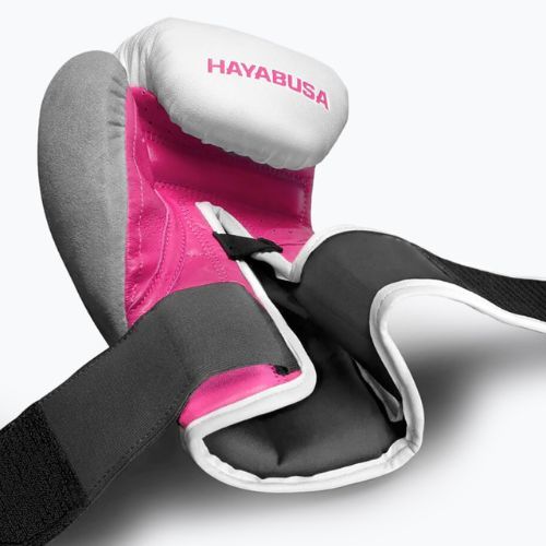 Rękawice bokserskie Hayabusa T3 white/pink