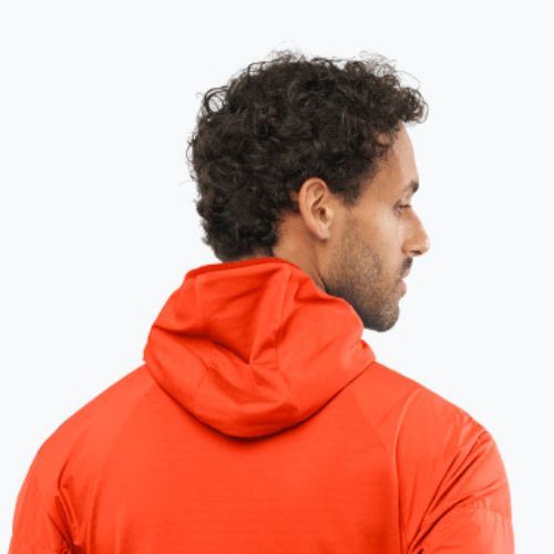 Kurtka hybrydowa męska Salomon Outline AS Hybrid Mid fiery red/fiery