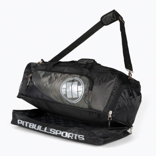 Torba treningowa Pitbull Big Sports Logo 100 l black/grey