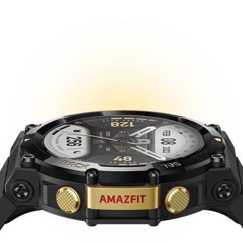 Zegarek Amazfit T-Rex 2 astro black/gold A2170