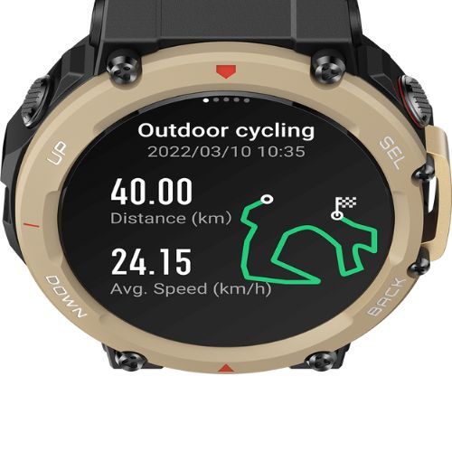 Zegarek Amazfit T-Rex 2 astro black/gold A2170