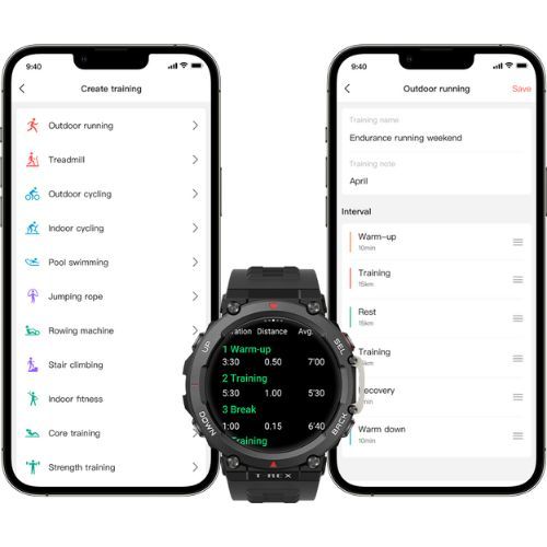 Zegarek Amazfit T-Rex 2 astro black/gold A2170