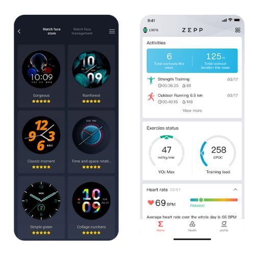 Zegarek Amazfit T-Rex 2 astro black/gold A2170