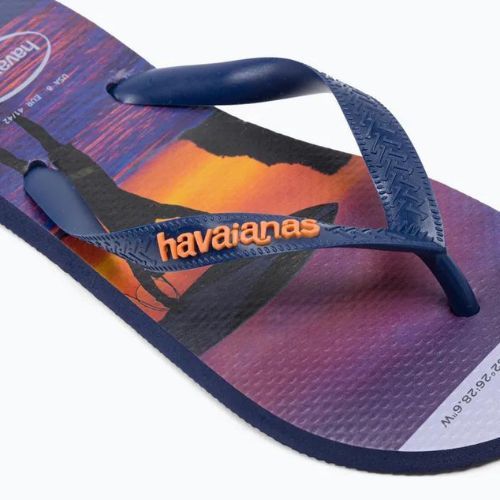 Japonki męskie Havaianas Hype navy blue/navy blue/begonia orange