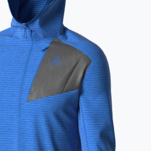 Bluza trekkingowa męska Salomon Outline FZ Hoodie nautical blue/black