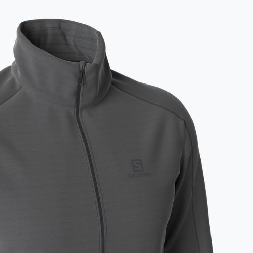 Bluza trekkingowa męska Salomon Outrack Full Zip Mid black