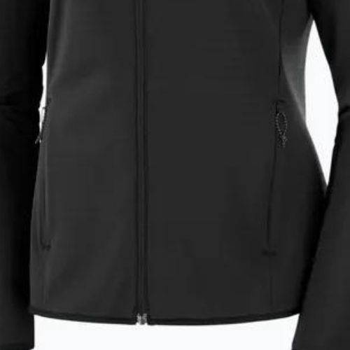 Bluza trekkingowa damska Salomon Outrack Full Zip Mid black