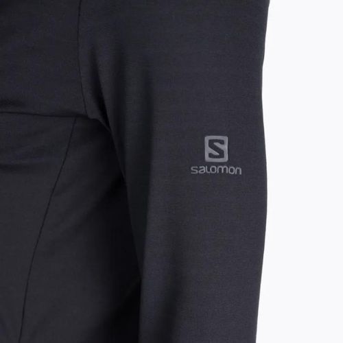 Bluza trekkingowa damska Salomon Outrack Full Zip Mid black