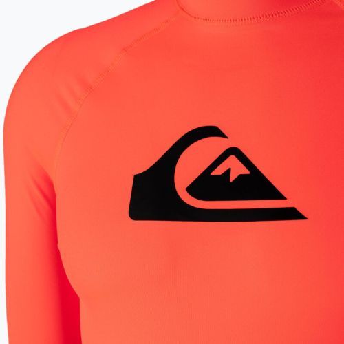 Longsleeve do pływania męski Quiksilver All Time fiery coral