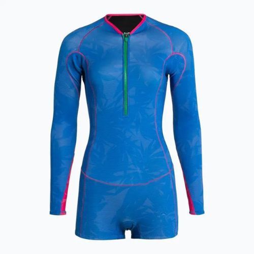 Pianka do pływania damska ROXY 1,5 mm Pop Surf Chest Zip Springsuit Qlock blue