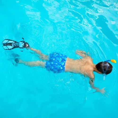 Zestaw do snorkelingu dziecięcy AQUASTIC MSFK-01SN niebieski
