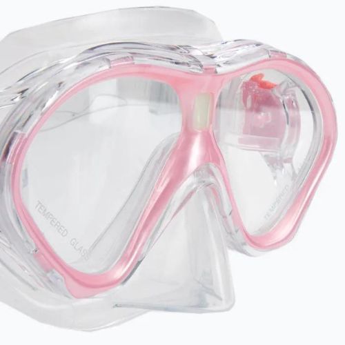Zestaw do snorkelingu dziecięcy AQUASTIC MSFK-01SR różowy