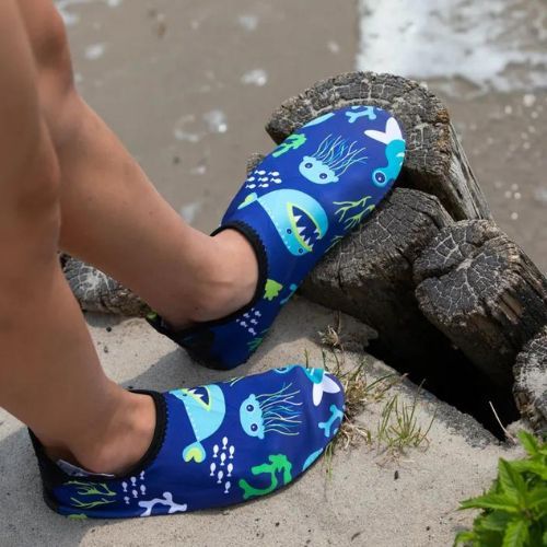 Buty do wody dziecięce AQUASTIC Aqua KWS054 niebieskie