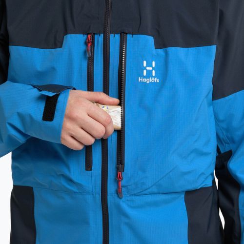 Kurtka przeciwdeszczowa męska Haglöfs Spitz GTX PRO nordic blue/tarn blue