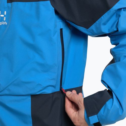 Kurtka przeciwdeszczowa męska Haglöfs Spitz GTX PRO nordic blue/tarn blue