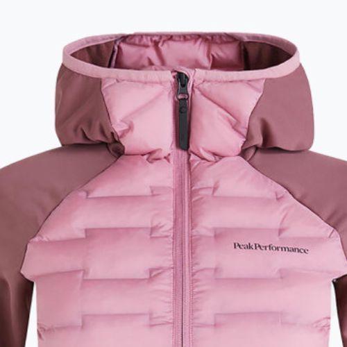 Kurtka hybrydowa damska Peak Performance Argon Hybrid Hood bitter root