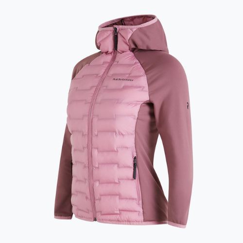 Kurtka hybrydowa damska Peak Performance Argon Hybrid Hood bitter root
