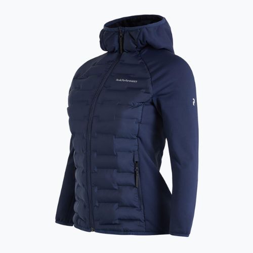 Kurtka hybrydowa damska Peak Performance Argon Hybrid Hood 2022 blue shadow