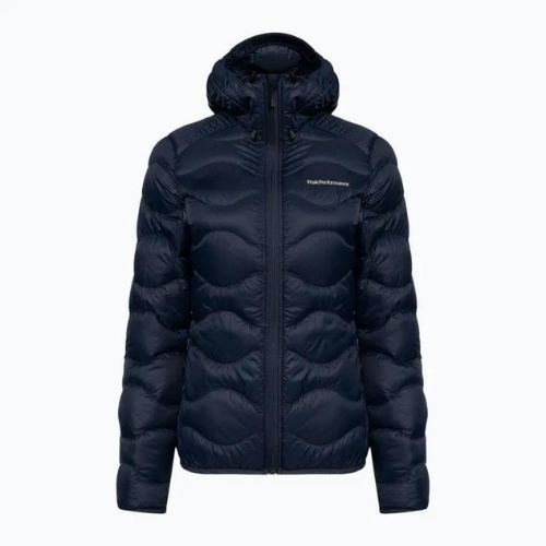 Kurtka puchowa damska Peak Performance Helium Down Hood blue shadow