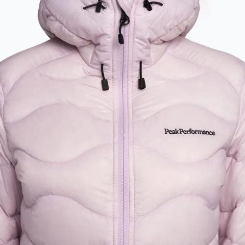 Kurtka puchowa damska Peak Performance Helium Down Hood cold blush