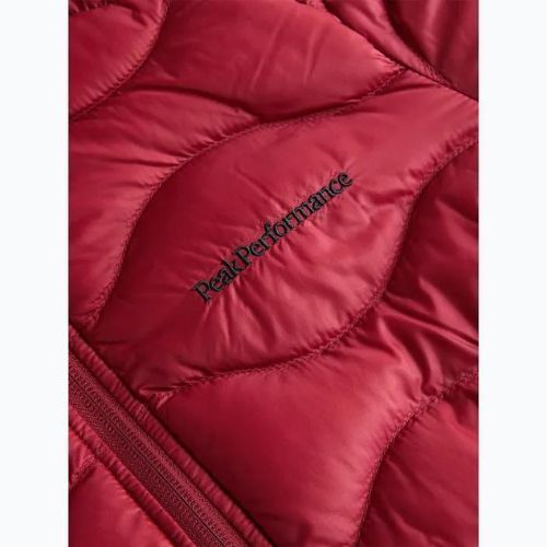 Kurtka puchowa damska Peak Performance Helium Down Hood rogue red