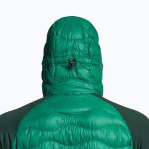 Kurtka hybrydowa męska Peak Performance Helium Down Hybrid Hood green ivy