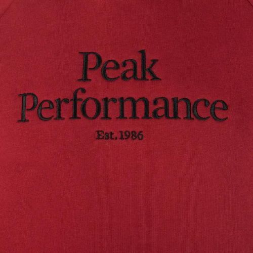 Bluza trekkingowa męska Peak Performance Original Hood rogue red