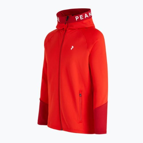 Bluza trekkingowa męska Peak Performance Rider Zip Hood racing red