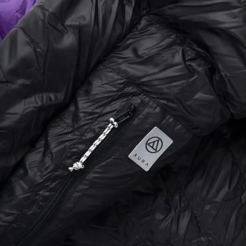 Śpiwór AURA AR 450 180 cm fioletowy