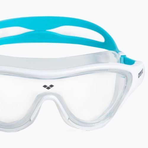 Maska do pływania dziecięca arena The One Mask clear/white/lightblue