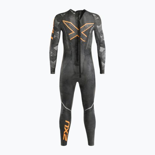 Pianka triathlonowa męska 2XU Propel:2 5 mm black/orange fizz
