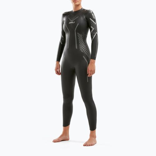 Pianka triathlonowa damska 2XU Propel:2 black/textural geo