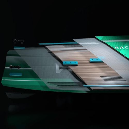 Deska do kitesurfingu North Kiteboarding Trace marine green