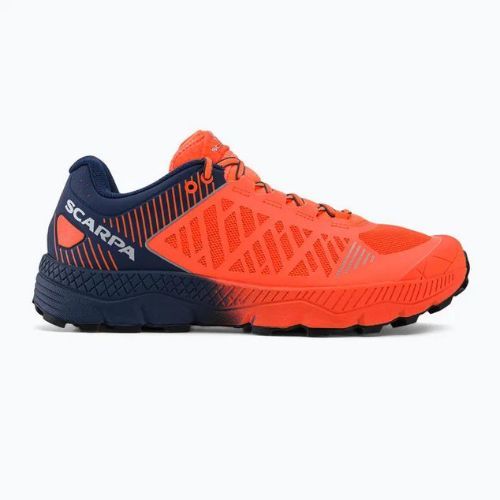 Buty do biegania męskie SCARPA Spin Ultra orange fluo/galaxy blue