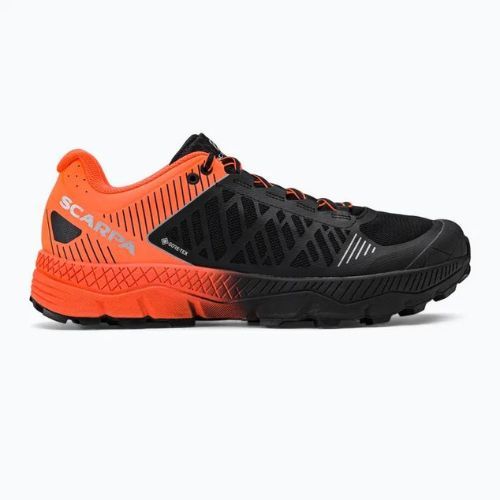 Buty do biegania męskie SCARPA Spin Ultra GTX orange fluo/black