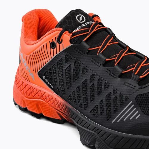 Buty do biegania męskie SCARPA Spin Ultra GTX orange fluo/black